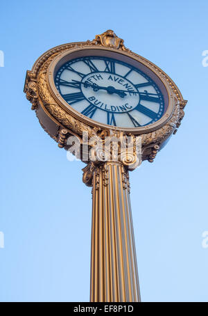 Dans l'horloge à côté de Flatiron, quartier Flatiron Building à Manhattan, New York Banque D'Images