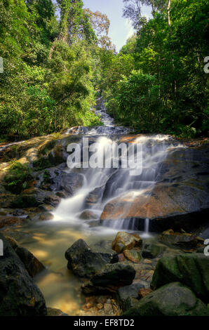 La Malaisie, Rawang, voir des chutes d'Kanching Banque D'Images