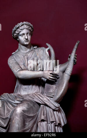 Terpsichore, muse de la danse. En 2ème siècle de l'ère de la Villa de Cassius près de Tivoli, 1774. ( Musée du Vatican Rome Italie ) Banque D'Images