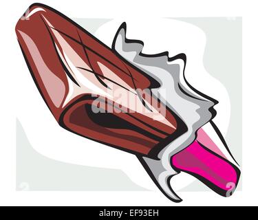 Barre de chocolat Illustration de Vecteur