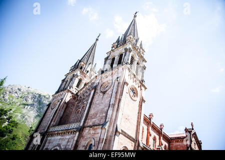 Basilique de Santa Maria, Covadonga, dans les Asturies, Espagne Banque D'Images