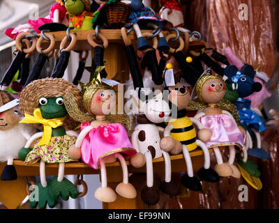 Les jouets à Nerja, une petite station de vacances espagnole sur la Costa del Sol, près de Malaga, Andalousie, Espagne, Europe Banque D'Images