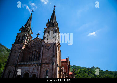 Basilique de Santa Maria, Covadonga, dans les Asturies, Espagne Banque D'Images