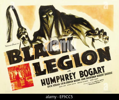 La légion noire - Film Poster Banque D'Images