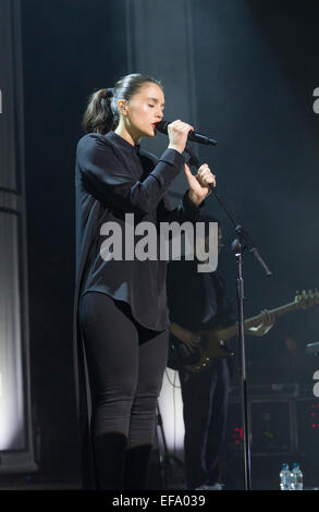 Londres, Royaume-Uni, 29 janvier 2015. Jessie Ware, o2 Academy Brixton. Crédit : Robert Stainforth/Alamy Live News Banque D'Images