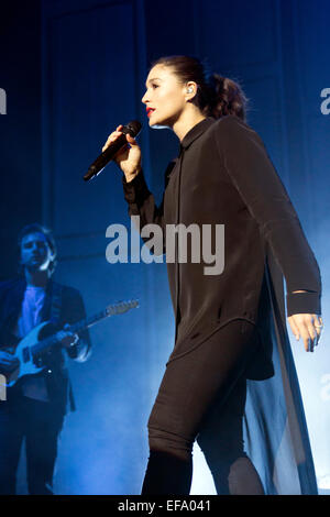 Londres, Royaume-Uni, 29 janvier 2015. Jessie Ware, o2 Academy Brixton. Crédit : Robert Stainforth/Alamy Live News Banque D'Images