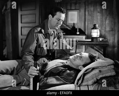 DON MCGUIRE, DOUGLAS FOWLEY, voiture blindée à main armée, 1950 Banque D'Images