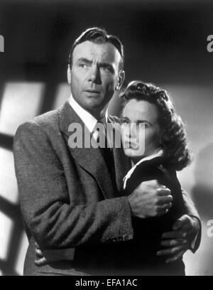 DEAN JAGGER, KIM HUNTER, LORSQUE DES ÉTRANGERS SE MARIER, 1944 Banque D'Images