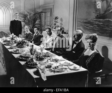 DENNIS KING, SARA ALLGOOD, JOHN GARFIELD, Eleanor Parker, GEORGE TOBIAS, PAUL HENREID, ISOBEL ELSOM, ENTRE DEUX MONDES, 1944 Banque D'Images