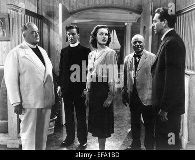 SYDNEY GREENSTREET, DENNIS KING, Eleanor Parker, Edmund GWENN, JOHN GARFIELD, ENTRE DEUX MONDES, 1944 Banque D'Images