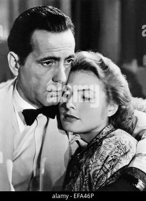 HUMPHREY BOGART, Ingrid Bergman, Casablanca, 1942 Banque D'Images