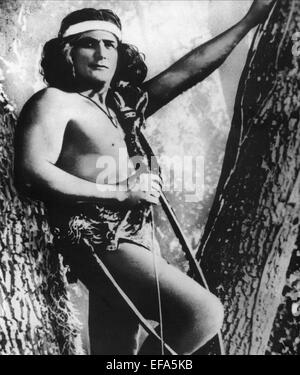 ELMO LINCOLN TARZAN DES SINGES (1918) Banque D'Images