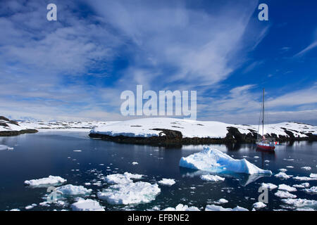 Location dans l'Antarctique Banque D'Images