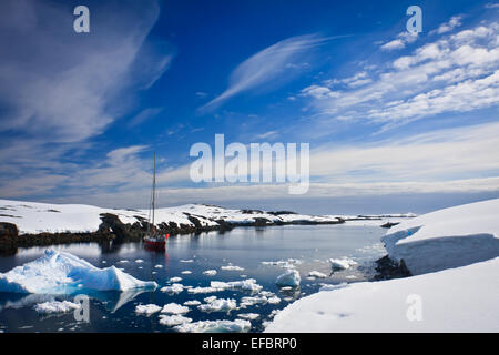 Location dans l'Antarctique Banque D'Images