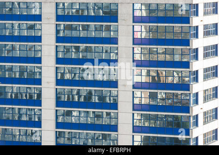 Les immeubles de bureaux à Birmingham, vus de l'Hagley Road. Banque D'Images