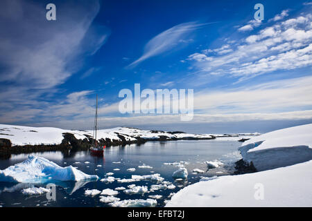 Location dans l'Antarctique Banque D'Images