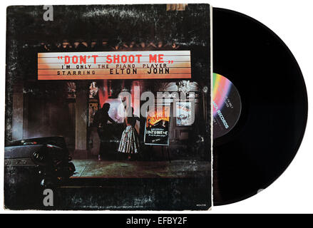 Don't Shoot Me I'm seul le joueur de piano par Elton John Banque D'Images