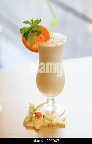 Cocktail de lait Banque D'Images