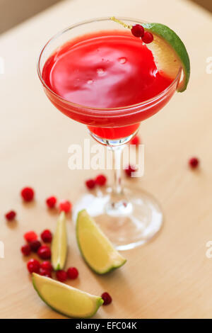 Cocktail cosmopolitan Banque D'Images