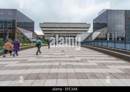 L'ancienne bibliothèque de Birmingham au Paradise Circus, Birmingham avant la démolition Banque D'Images