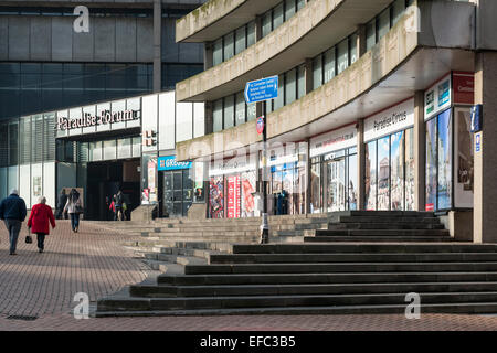 L'ancienne bibliothèque de Birmingham au Paradise Circus, Birmingham avant la démolition Banque D'Images