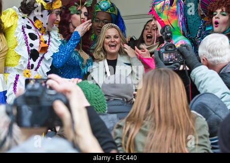 Cambridge, Massachusetts, USA. 29 janvier, 2015. L'actrice Amy Poehler ...