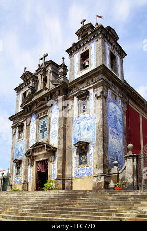 Église de Santo Ildefonso à Porto, Portugal Banque D'Images