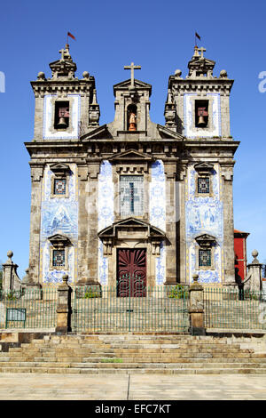 Église de Santo Ildefonso à Porto, Portugal Banque D'Images