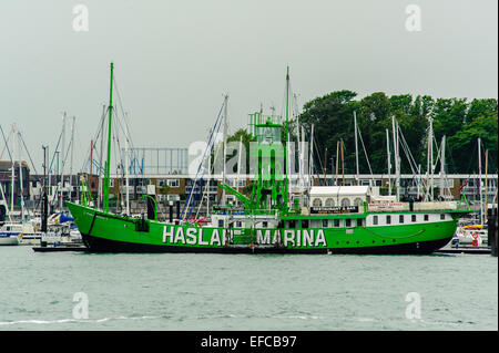 Ex-lighboat à haslar marina Banque D'Images