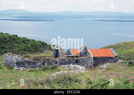 Vieux chalet abandonné cape clear Banque D'Images