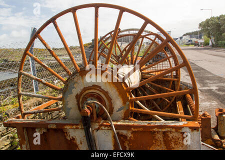 Les filets de pêche et des cordages sur harbor Baltimore West Cork Irlande Banque D'Images