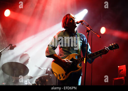 BENICASSIM, ESPAGNE - 18 juillet : de Montréal (groupe de rock américain) effectue au Festival le 18 juillet 2014 à Benicassim, Espagne. Banque D'Images