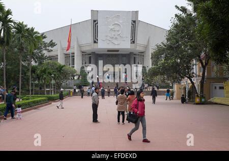 Entrée du musée Ho Chi Minh à Hanoi Vietnam Banque D'Images