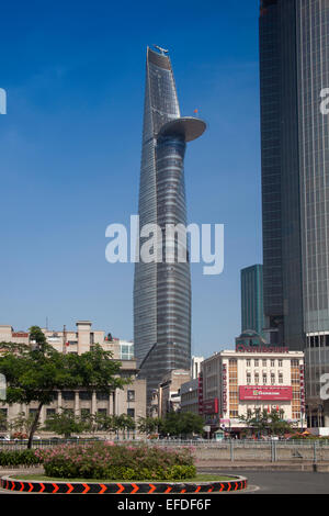 Bitexo Financial Tower, le centre-ville de Ho Chi Minh Ville, Saigon, Vietnam Banque D'Images