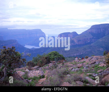 Blyde River Canyon, la réserve naturelle de l'Escarpement du Drakensberg, la province de Mpumalanga, Afrique du Sud Banque D'Images