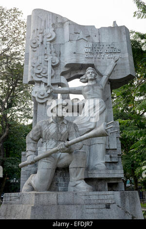 Monument commémoratif de guerre du Vietnam Hanoi Banque D'Images