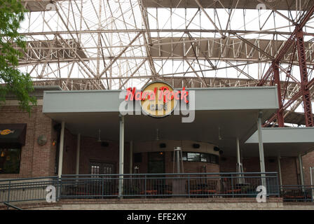 Hard Rock Cafe St Louis, MO à St Louis Union Station. Cet emplacement sera fermé le 16 août 2018. Banque D'Images