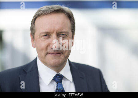 Neil Dudgeon est présenté comme le nouveau Detective Chief Inspector sur ZDF TV afficher l'Inspecteur Barnaby à ZDF Landesstudio Hambourg. Avec : Neil Dudgeon Où : Hambourg, Allemagne Quand : 31 Oct 2014 Banque D'Images