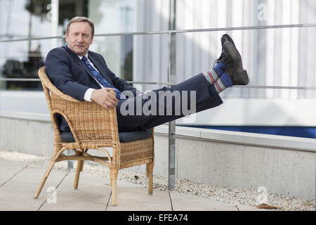 Neil Dudgeon est présenté comme le nouveau Detective Chief Inspector sur ZDF TV afficher l'Inspecteur Barnaby à ZDF Landesstudio Hambourg. Avec : Neil Dudgeon Où : Hambourg, Allemagne Quand : 31 Oct 2014 Banque D'Images