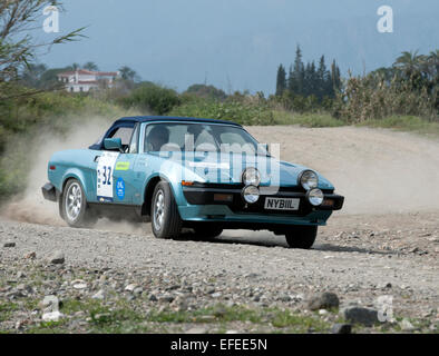 Triumph TR8 rally prêt voiture de sport classique Banque D'Images