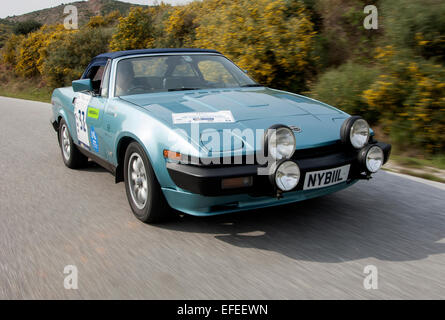 Triumph TR8 rally prêt voiture de sport classique Banque D'Images