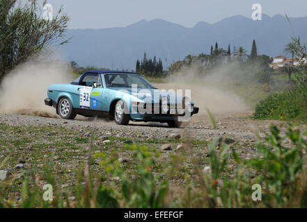 Triumph TR8 rally prêt voiture de sport classique Banque D'Images