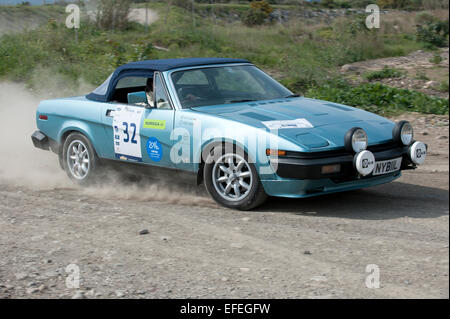 Triumph TR8 rally prêt voiture de sport classique Banque D'Images