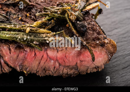 Boeuf cru pur Boeuf Américain Steak Steak de manger les animaux Aliments chair Bow tranche de cuisson cuisson à l'étuvée cher frais et. Banque D'Images