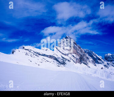 L'Fermeda Spitzen y compris l'Untere Fermeda La Grosse Fermeda et Geislerspitze de Seceda Val Gardena Dolomites Italie Banque D'Images