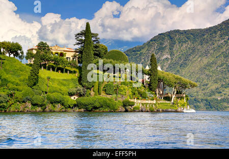 Villa del Balbianello, Lac de Côme, Italie Banque D'Images