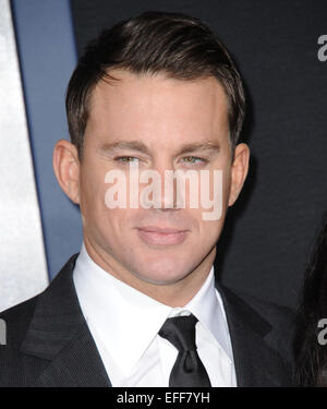 Los Angeles, Californie, USA. 2e Février, 2015. Channing Tatum assistant à la première de Los Angeles ''Jupiter croissant'' tenue à l'Théâtre chinois de Grauman à Hollywood, Californie le 2 février 2015. 2015 : Crédit D. Long/Globe Photos/ZUMA/Alamy Fil Live News Banque D'Images