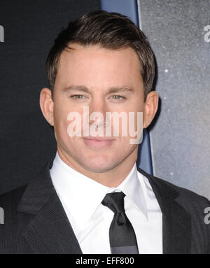 Los Angeles, Californie, USA. 2e Février, 2015. Channing Tatum assistant à la première de Los Angeles ''Jupiter croissant'' tenue à l'Théâtre chinois de Grauman à Hollywood, Californie le 2 février 2015. 2015 : Crédit D. Long/Globe Photos/ZUMA/Alamy Fil Live News Banque D'Images