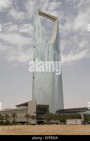 Kingdom Tower Riyad Arabie Saoudite - des images d'architecture en verre Banque D'Images