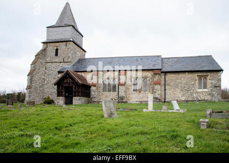 L'église de Saint Marie d'Antioche Chez Bowers Gifford, Essex prises depuis le sud Banque D'Images